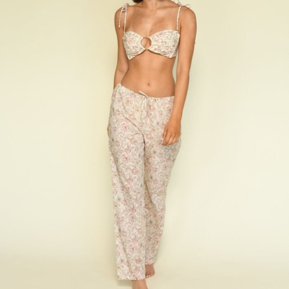 Montce Paisley Wide Leg Pants